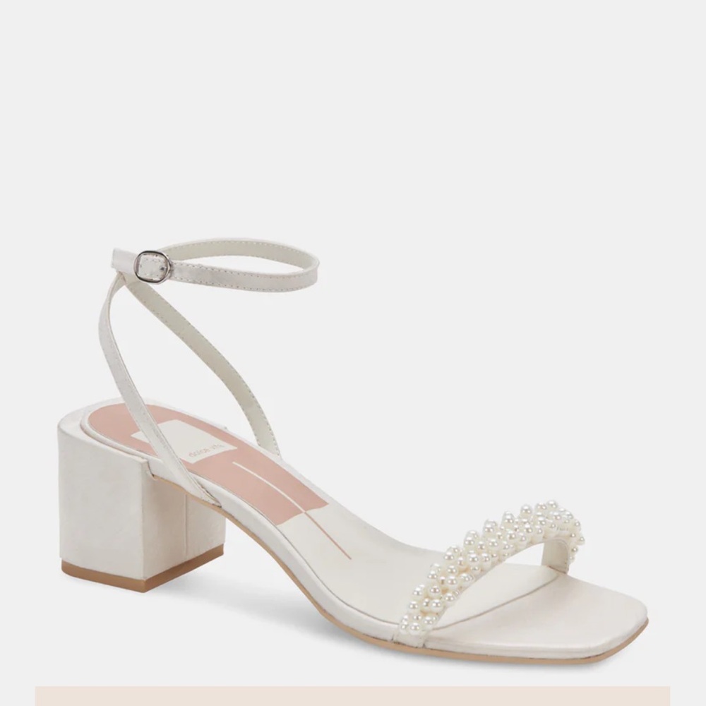 Dolce Vita Zalima Vanilla Pearl Heels